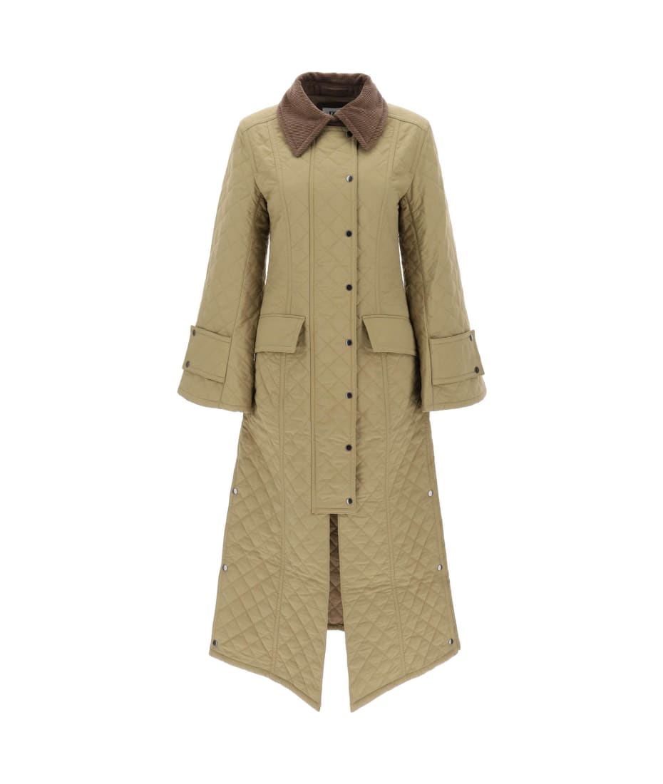 Pinelope Quilted Trench Coat | Italist.com US