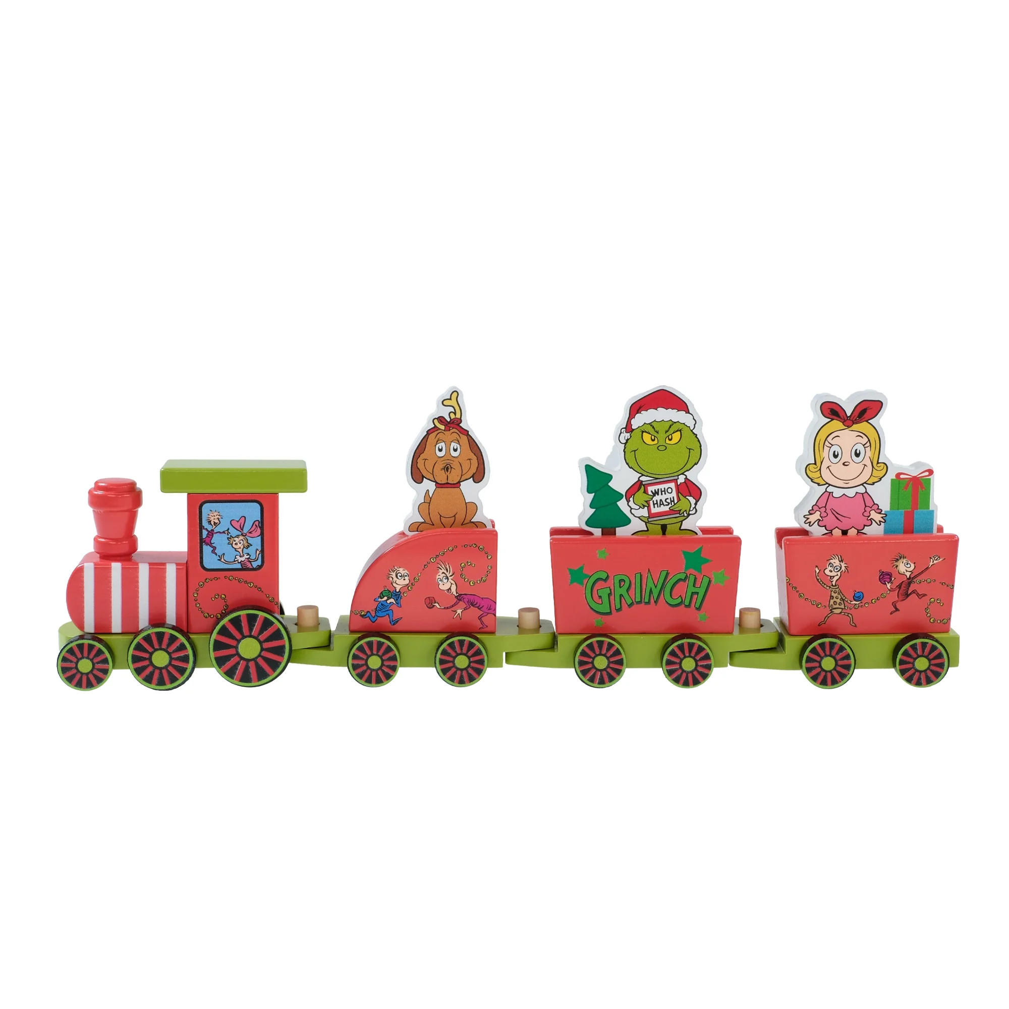 Grinch Wooden Train Set, by Ruz | Walmart (US)