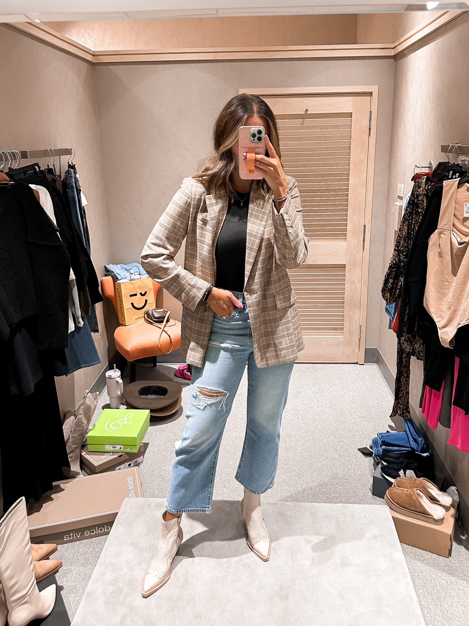 Blazer-medium but preferred the small
Jeans-28
Boots-tts 8

#LTKshoecrush #LTKxNSale #LTKsalealert