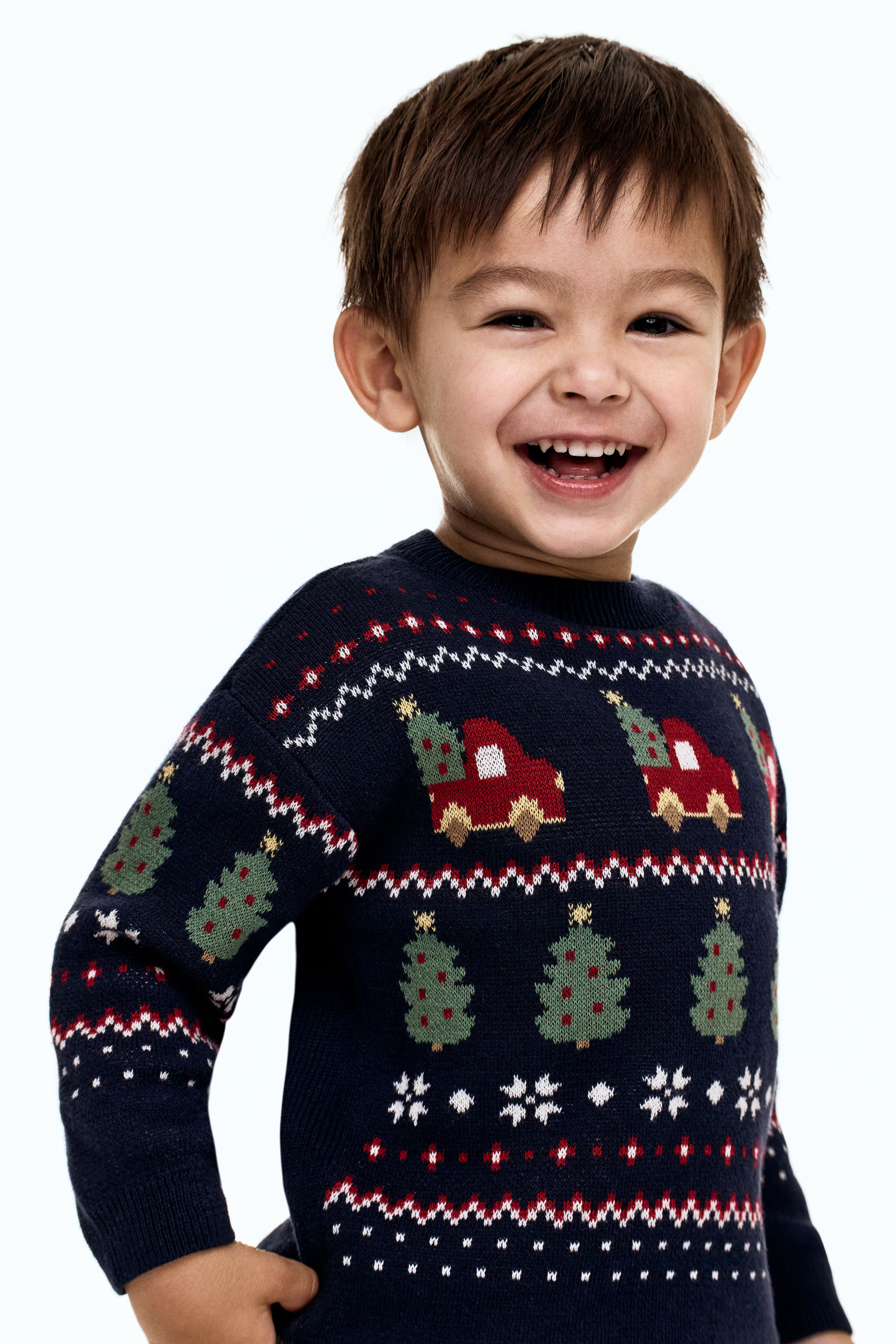 Jacquard-knit jumper | H&M (UK, MY, IN, SG, PH, TW, HK)