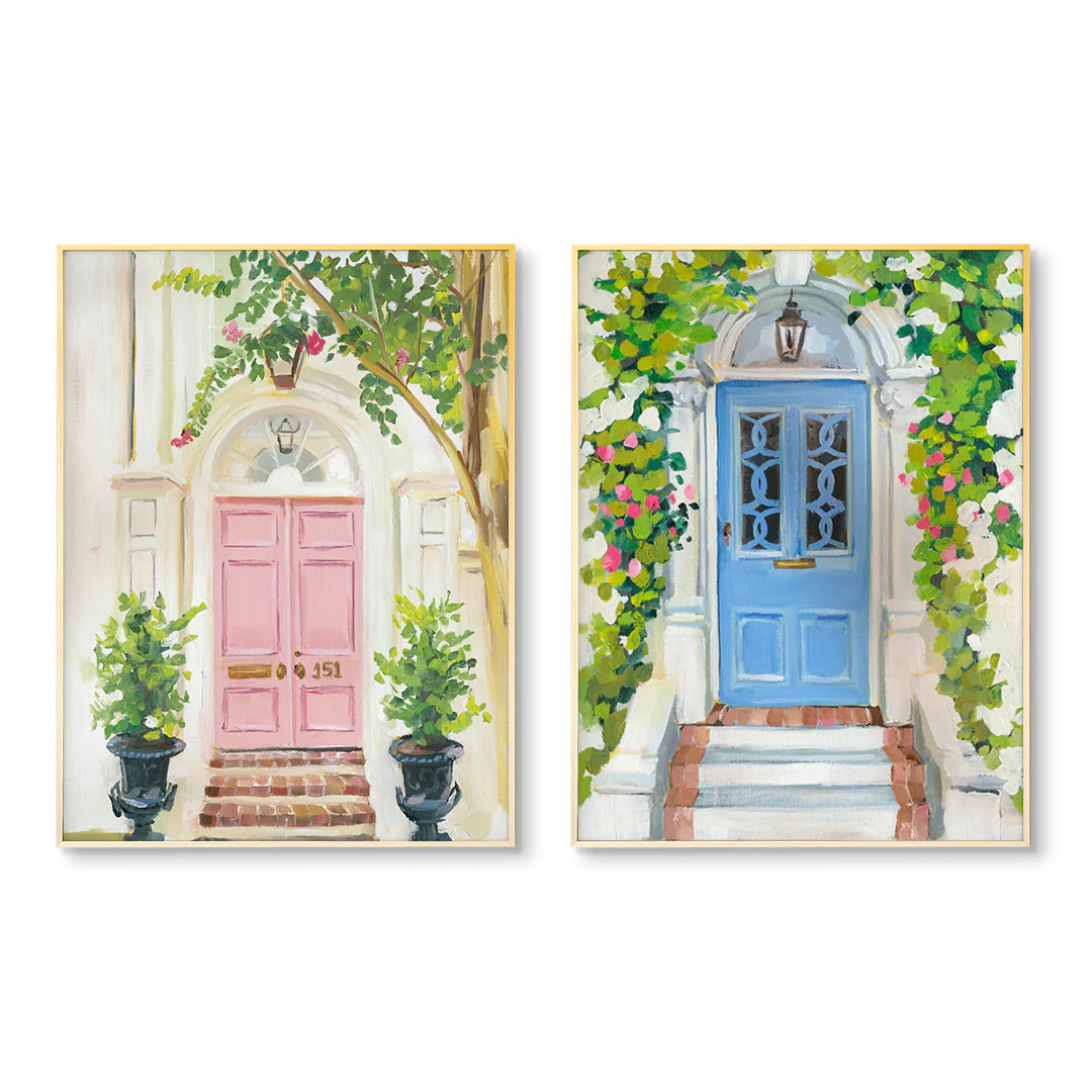 Door Pair by Jenny Westenhofer Art Prints | Urban Garden Prints