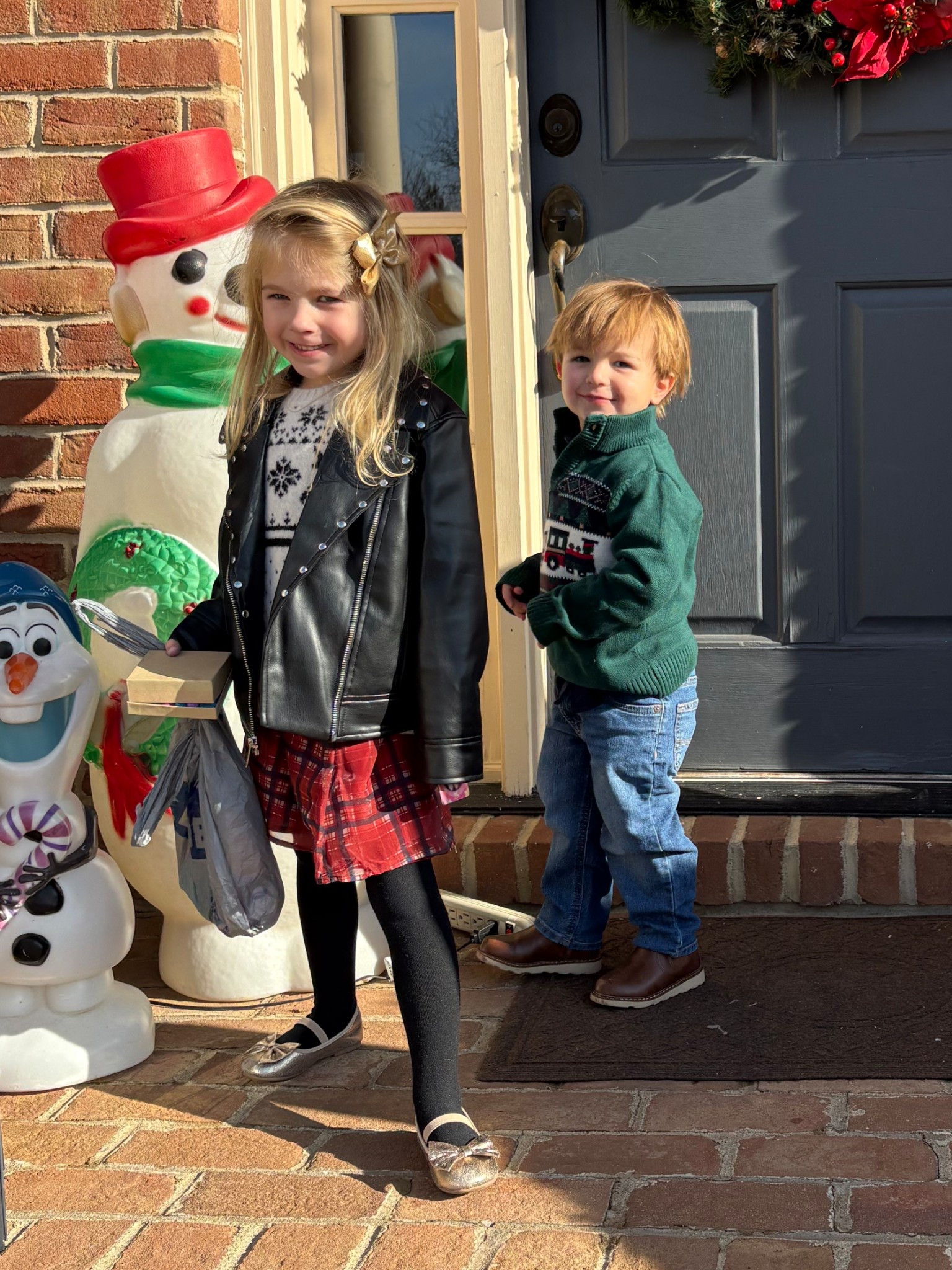 Christmas outfits
Christmas Day
Kids Christmas outfit
Little girl Christmas outfit
Toddler girl Christmas outfit
Abercrombie kids
Plaid skirt for Christmas 
Toddler boy Christmas sweater
Toddler boy Christmas outfit
Train sweater for Christmas 
Girls Christmas sweater
Girls winter sweater
Girls fair isle sweater
Studded leather jacket for kids
Girls studded jacket
Girls leather jackett

#LTKKids #LTKHoliday #LTKSaleAlert