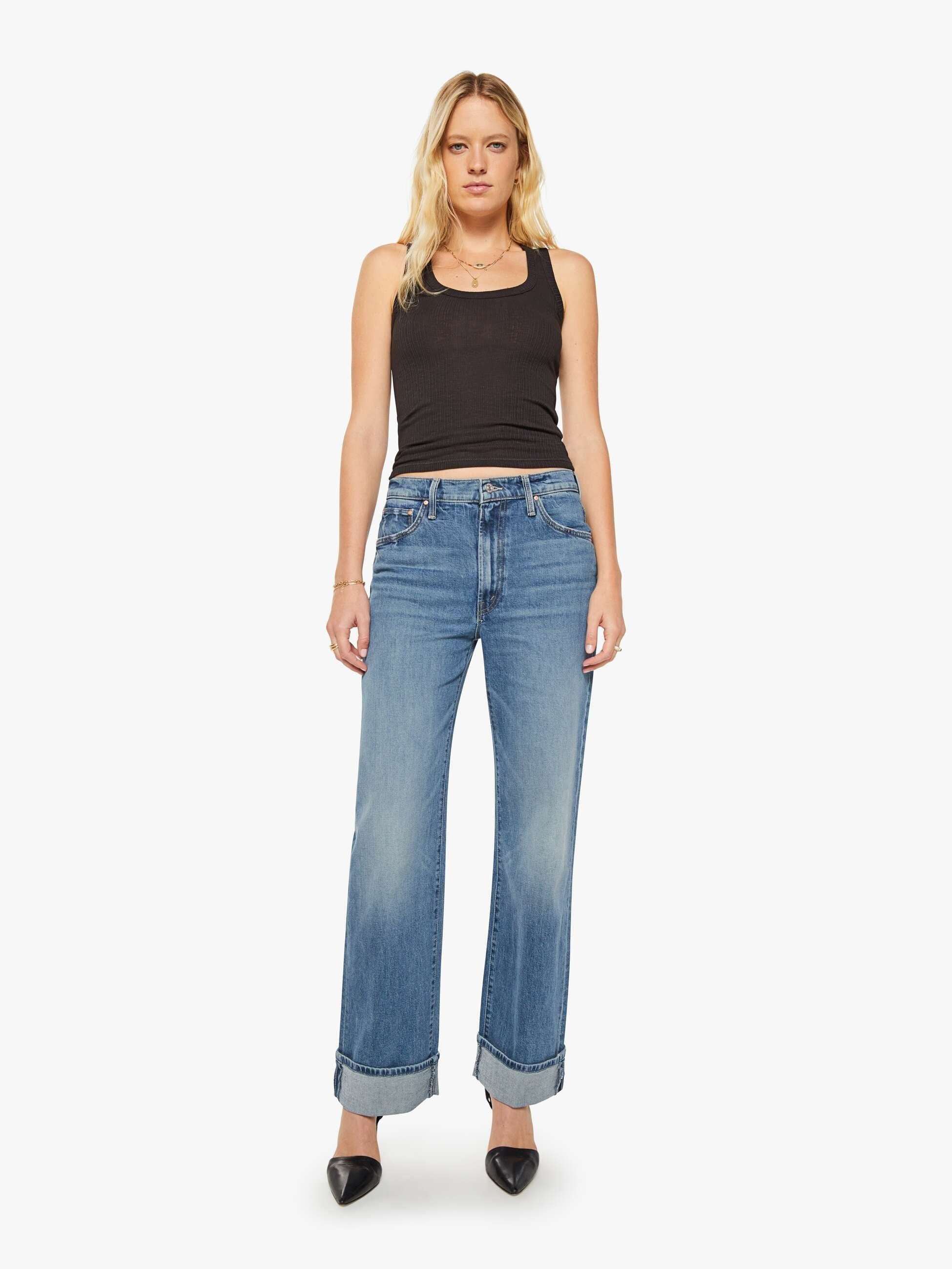 The Dodger Skimp Cuff - Music Is The Medium | Mother Denim