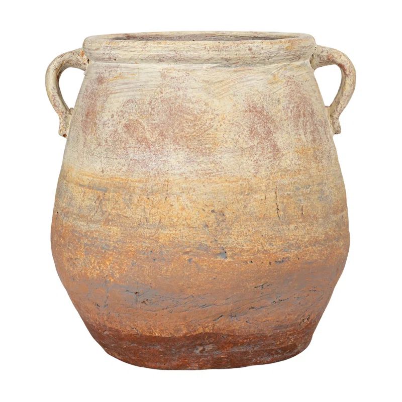 Nonie 13.75'' Terracotta Table Vase | Wayfair North America