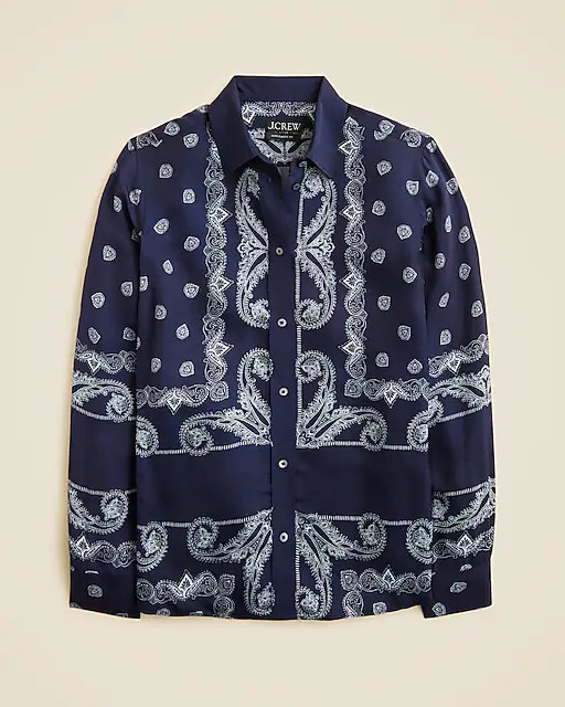 Jules classic-fit shirt in bandana print | J. Crew US