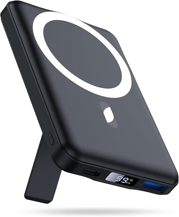 AOGUERBE for Mag-Safe Wireless Portable Charger, 10000mAh Magnetic Power Bank 22.5W Fast Charging... | Amazon (US)