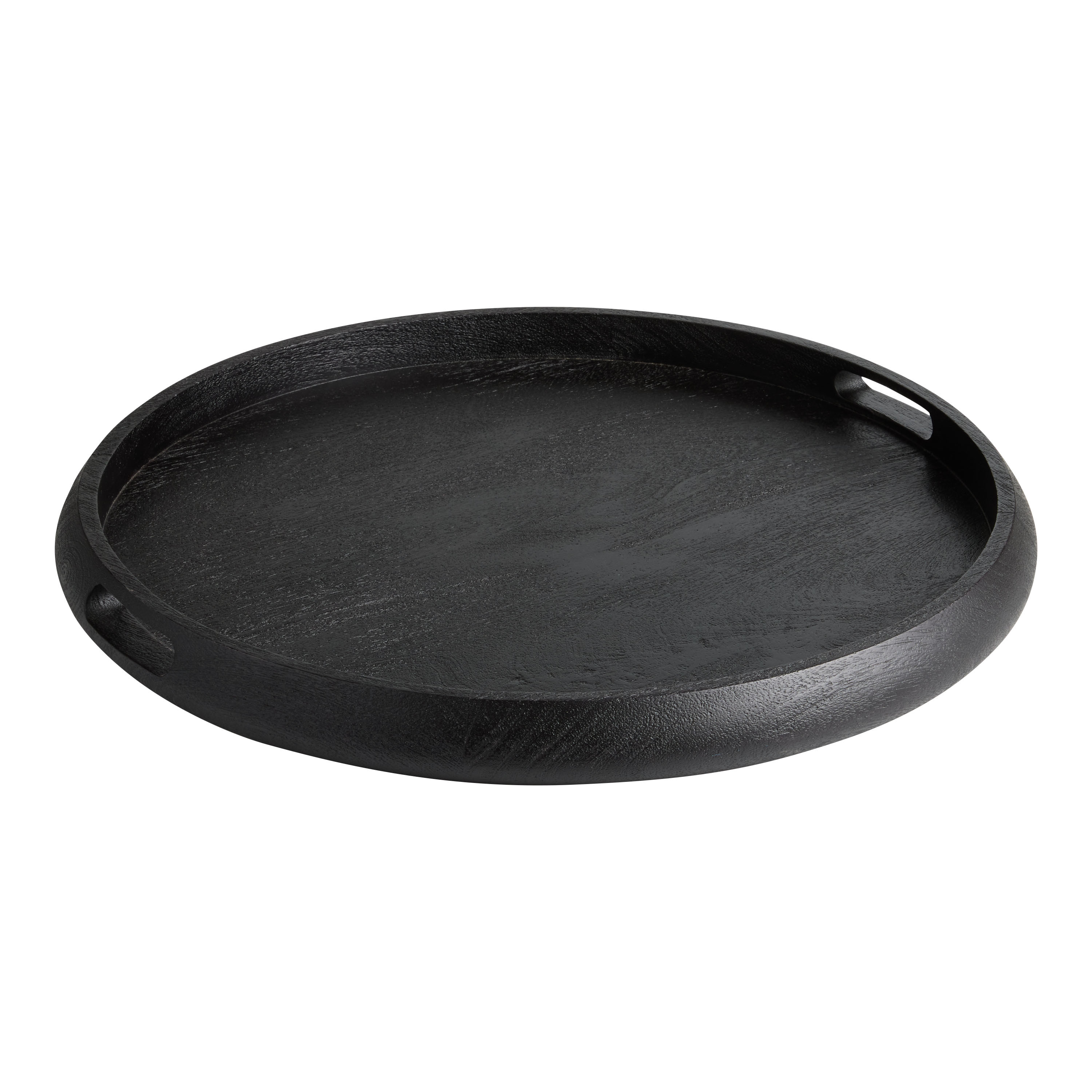 Colette Round Wood Ottoman Tray | World Market