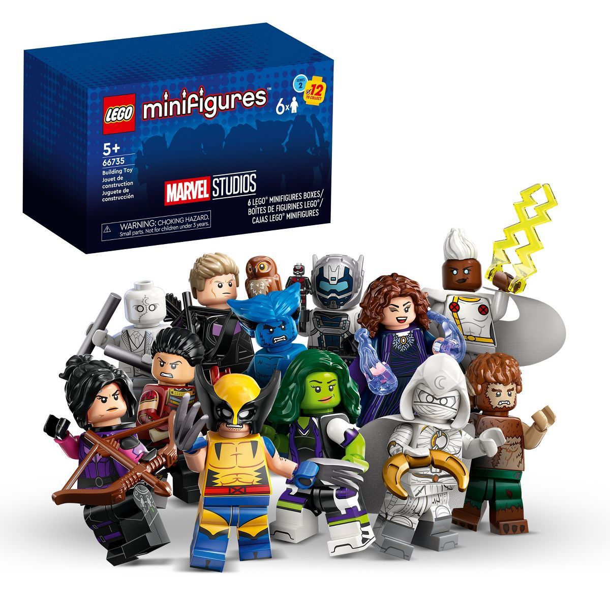 LEGO Minifigures Marvel Series 2 6 Pack Mystery Blind Box 66735 | Target