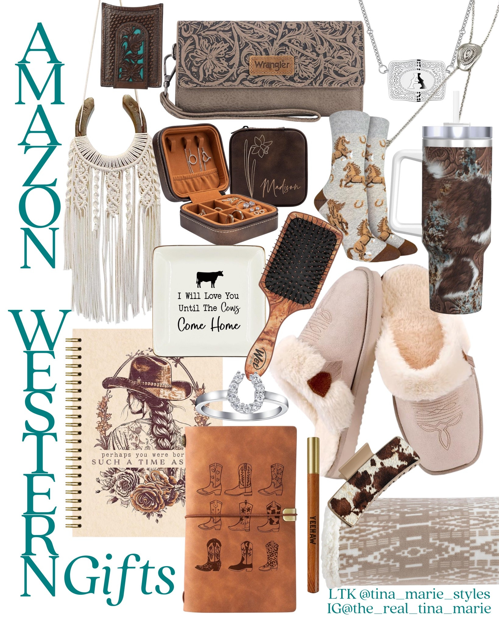 Western gifts for the country girls in your life from Amazon 🤎 

#WesternGifts #GiftsForHer 

#LTKGiftGuide
