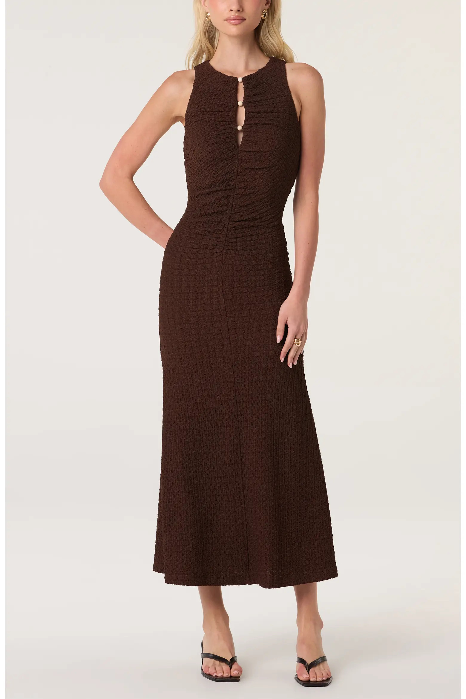 ASTR the Label Skyla Sleeveless Midi Dress (Women) | Nordstrom | Nordstrom