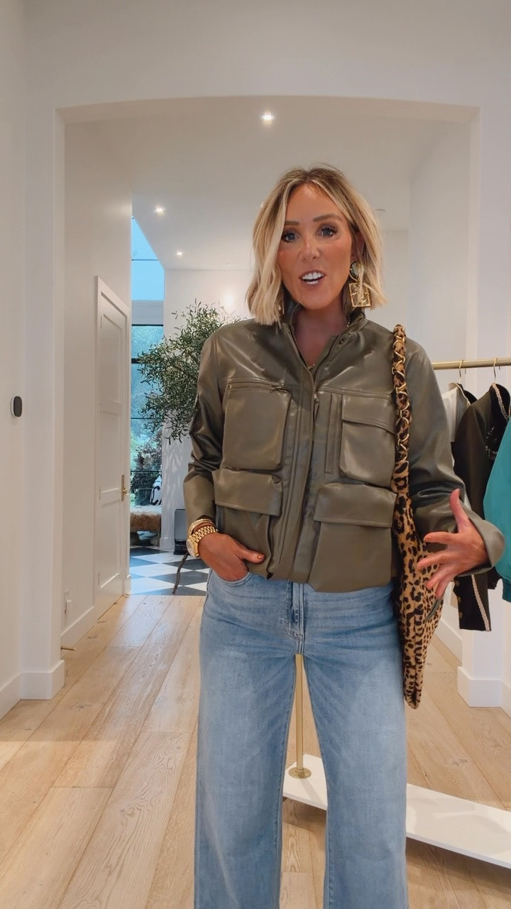 This is “the Hustler jacket” from the Everyday Abby x Vici collection! I’m in a size medium. Use my code “ABIGAIL35” for 35% off the whole collection ❤️💫