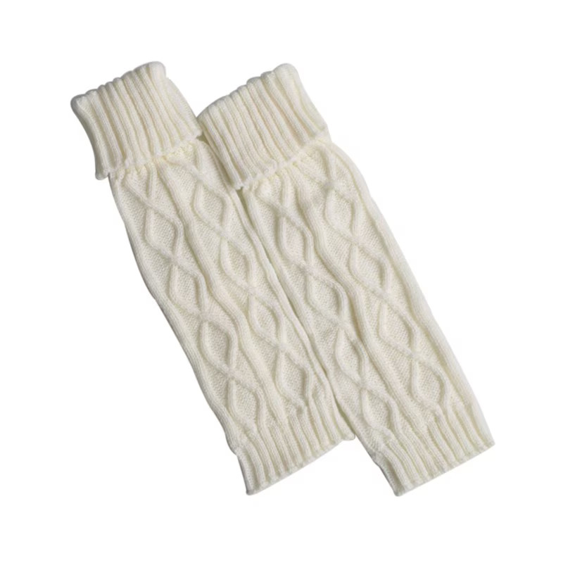 Women Leg Warmers Acrylic Crochet Knitted Soft Elastic Boot Socks Sleeve | Walmart (US)