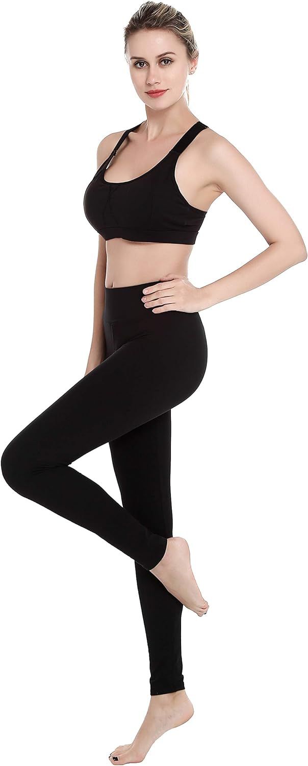 Finerease Soft & Stretchy High Waisted Leggings for Women，Tummy Control Opaque Yoga Pants Leggi... | Amazon (US)