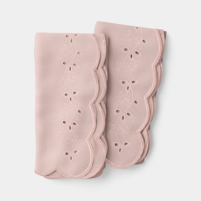 2pk Eyelet Dinner Napkins Pink - Threshold™ | Target