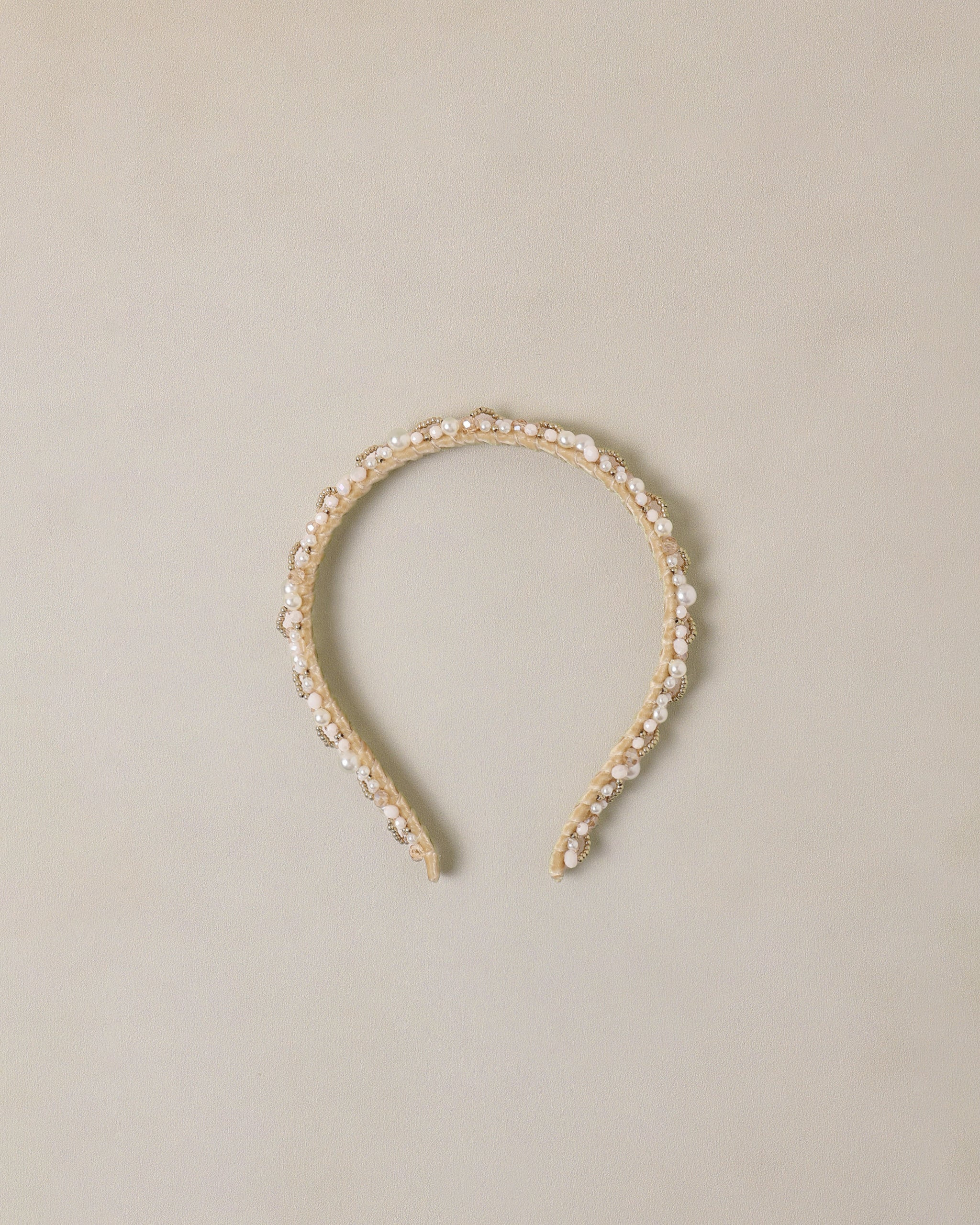 Pearl Headband Ivory | Rylee + Cru