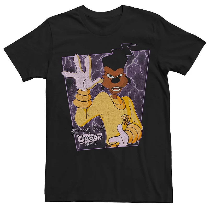 Men's Disney's Goofy Movie Powerline Poster Tee, Size: XXL, Black | Kohl's