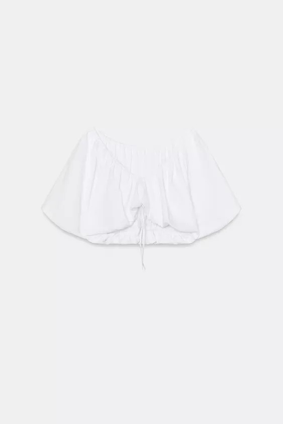 BALLON-TOP AUS HEAVY-COTTON | Zara US