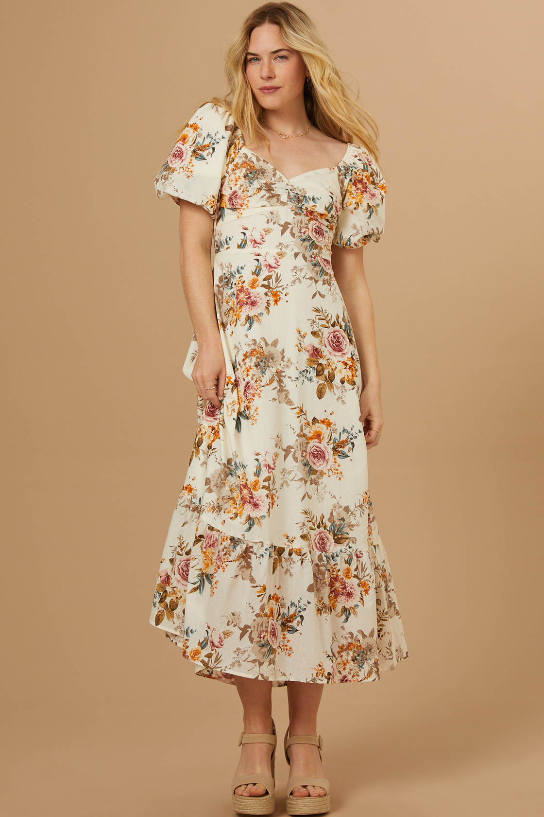 Rosalia Maxi Dress in White | Altar'd State | Altar'd State