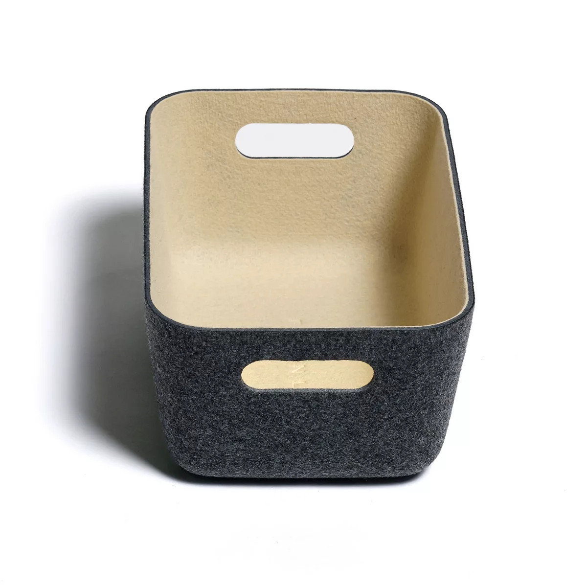 Folden Lane Molded Felt Basket - Small Dark Grey | Kohl's