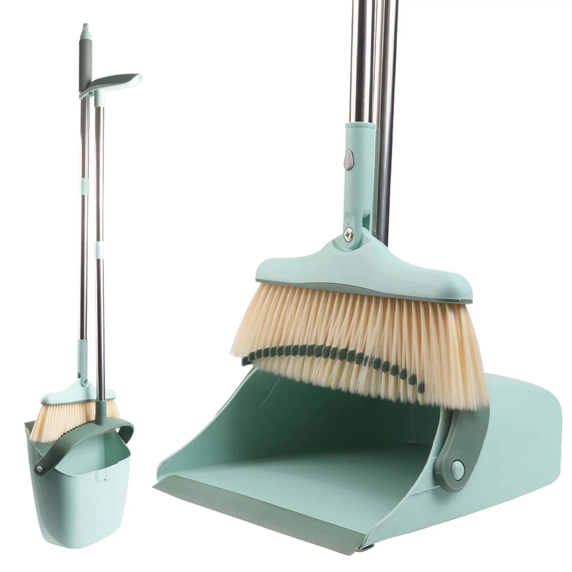 Broom and Dustpan Set for Home, Broom Dustpan Set, Broom and Dustpan Combo for Home Office, Stand... | Walmart (US)