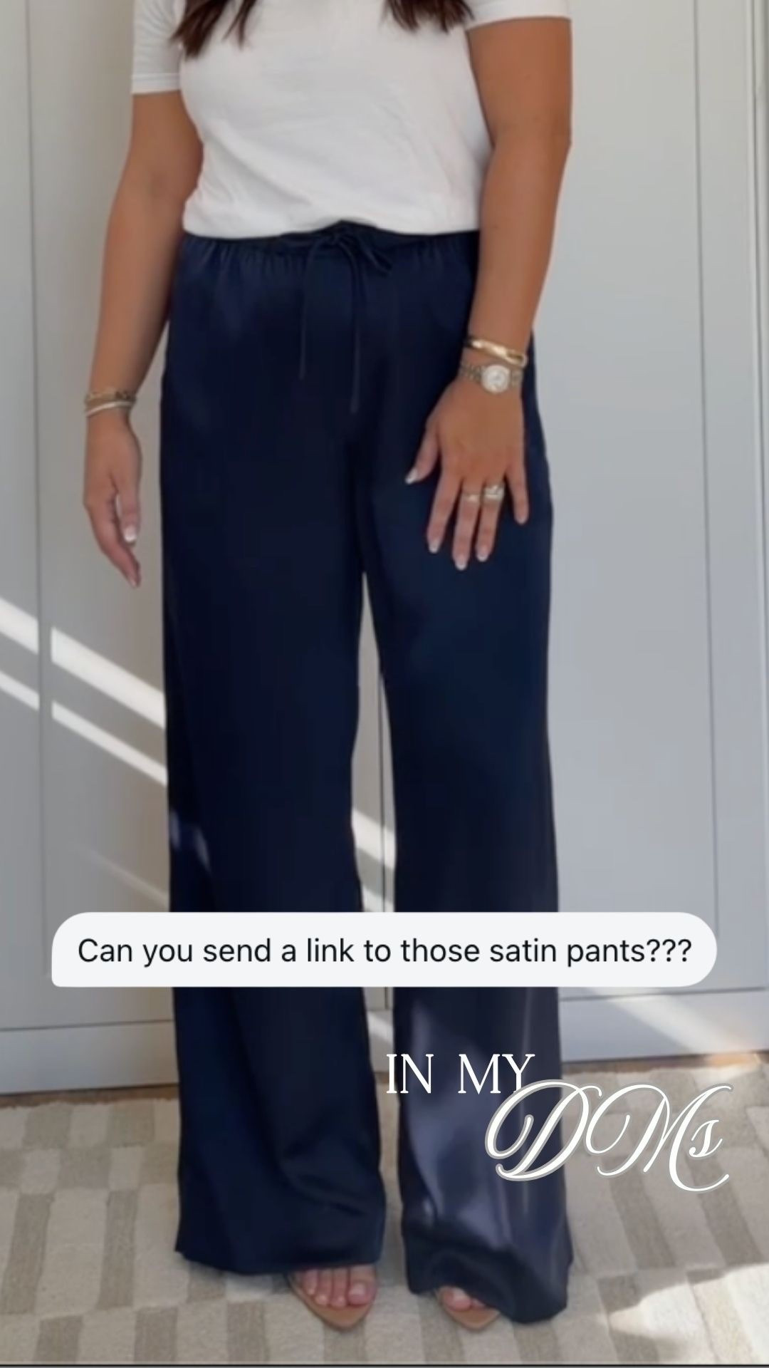 Satin pants I’m wearing on REPEAT! 

#LTKootd