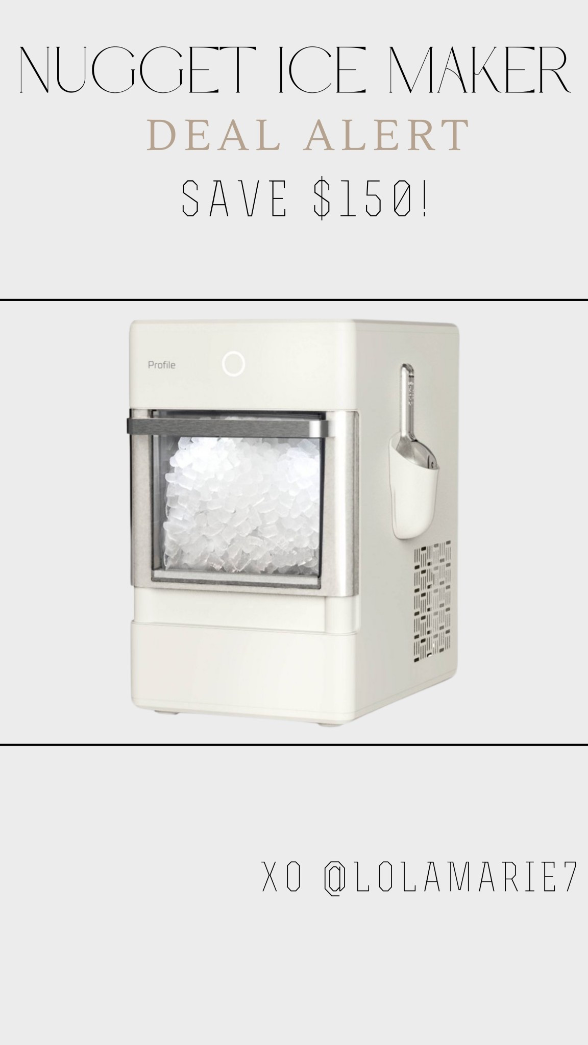 Save $150 on this viral ice nugget ice maker 🧊 

#nuggetice #homefind #target

#LTKHome #LTKSaleAlert #LTKGiftGuide