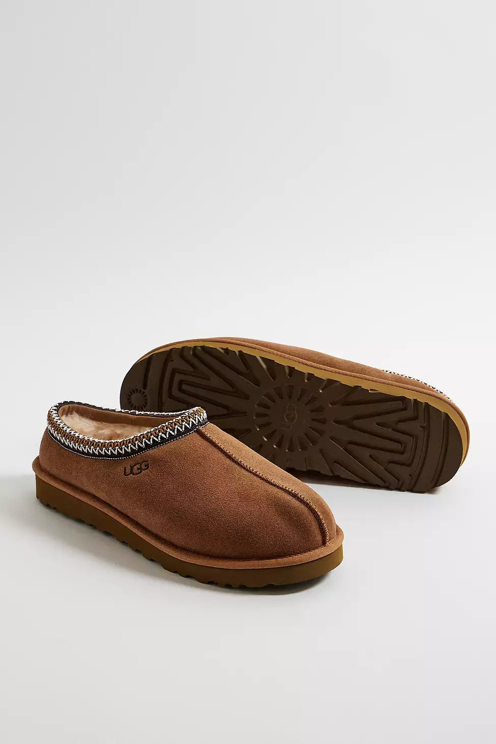 UGG Chestnut Tasman Slippers - Brown UK 9 at Urban Outfitters | Urban Outfitters UK