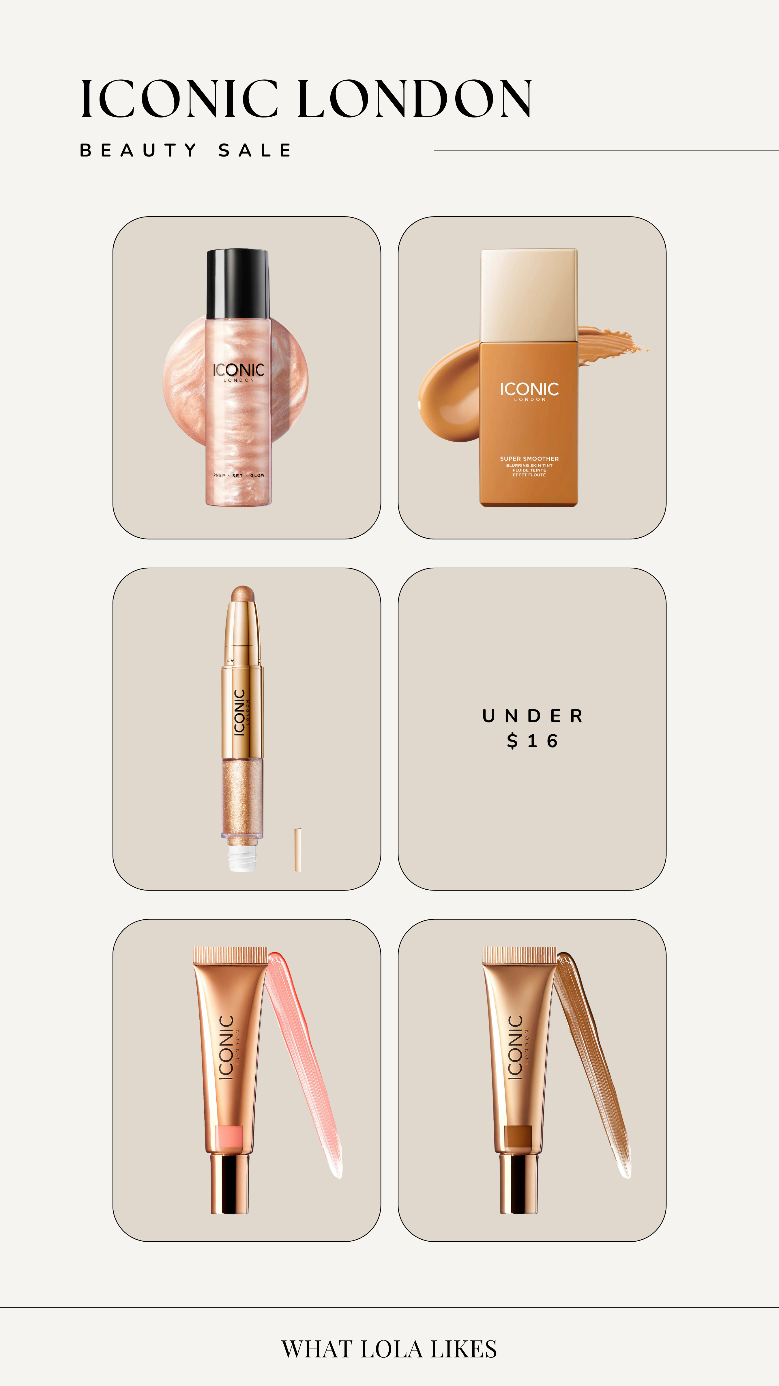 Here are some Iconic London makeup products on sale for 50% off from Sephora! Love using the setting spray for that extra glow.

Sephora, beauty finds, beauty sale, beauty, makeup 

 #LTKFindsUnder50 #LTKStyleTip #LTKBeauty