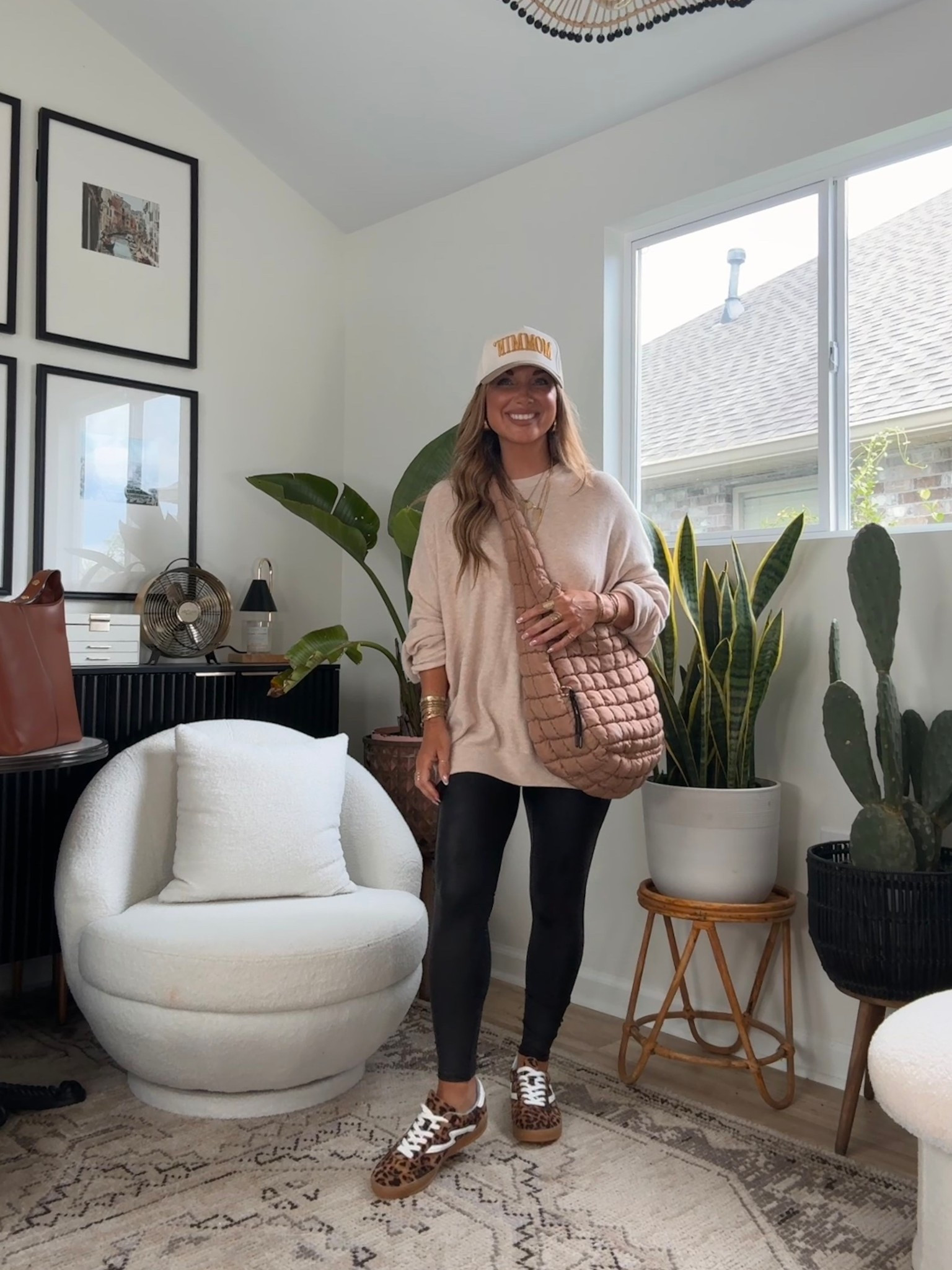 Affordable, closet staples for fall ~ 
styled multiple ways!!!! 
This oversized sweater is great to dress up or down. Quality is 10/10 and so SOFT!! It’s the perfect thickness and length!!
Wearing size medium & love the fit. 

#momfit #momstyle #sportsmom 

#LTKSeasonal #LTKPetite #LTKOver40