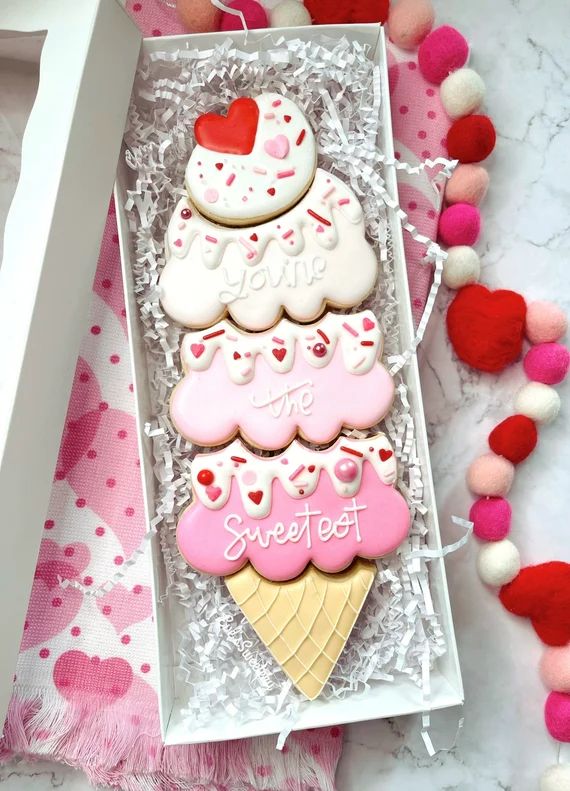 Valentine Ice Cream Set | Etsy (US)