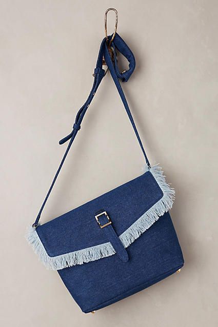 Maisie Denim Shoulder Bag | Anthropologie (US)