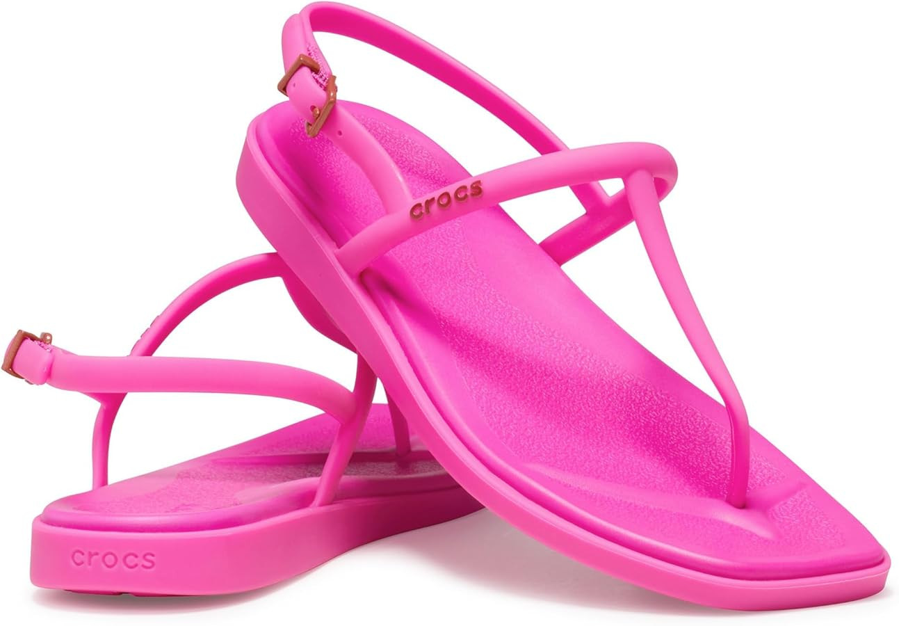 Crocs Women's Miami Thong Sandal Flat | Amazon (US)