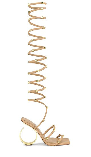 Perla Sandal in Sand | Revolve Clothing (Global)