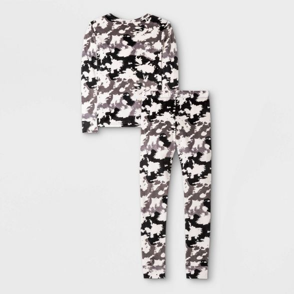 Boys' 2pc Snuggly Soft Tie-Dye Pajama Set - Cat & Jack™ Black | Target