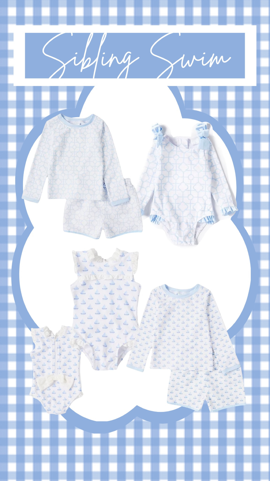 Matching sibling swim sets from the Dillard’s Edgehill Collection x The Broke Brooke!! The girl’s sailboat suit has the cutest bow on the back! Boy’s set includes boardies and the rash guard! 

#LTKkids #LTKswim #LTKbaby