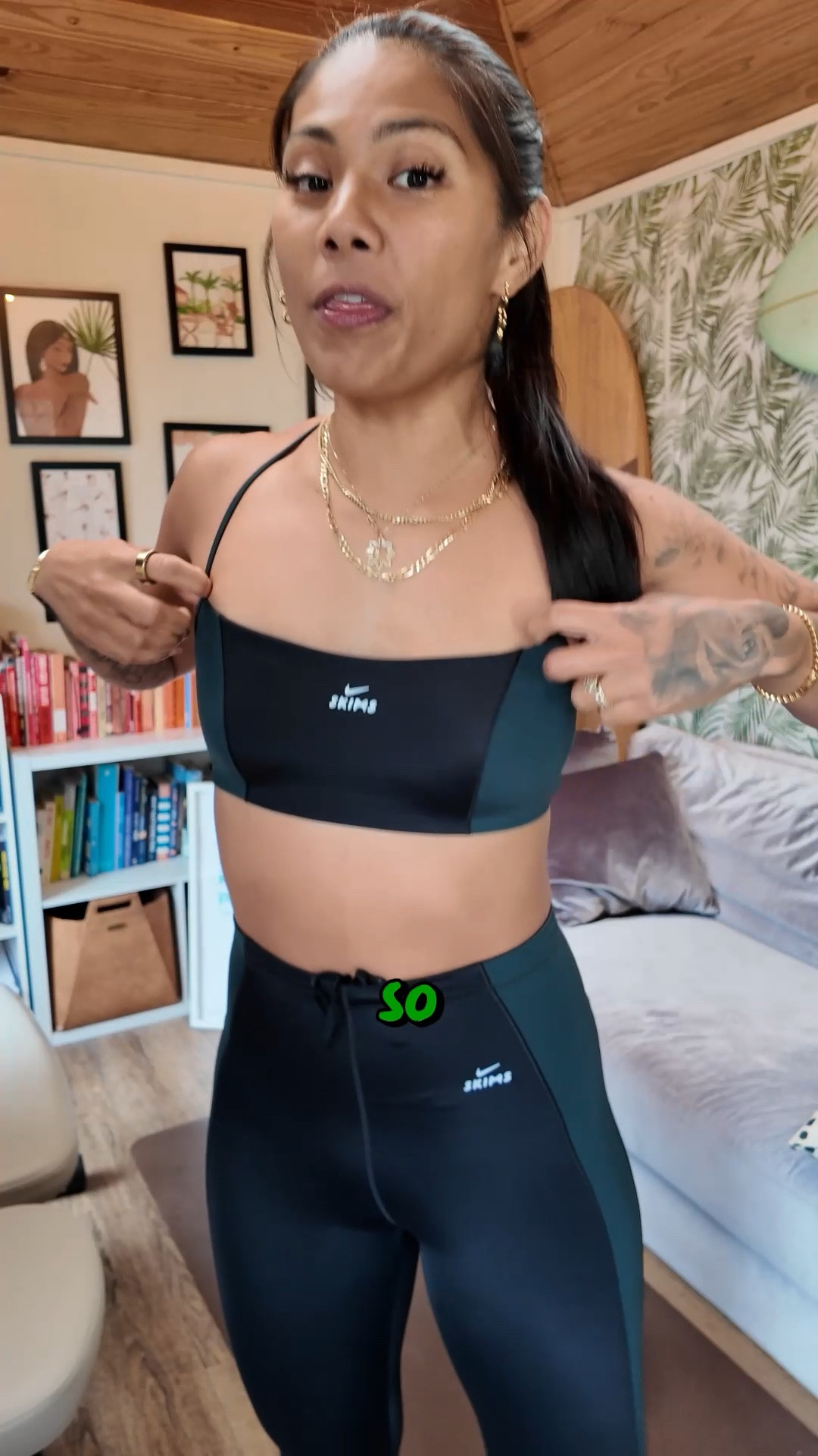 Nike x Skims has been a beautiful blend of feminine and athletic 🙌🏽
