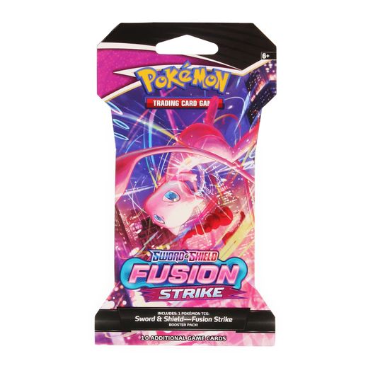 pokemon™ trading card game: sword & shield fusion strike booster pack 10 cards | Five Below
