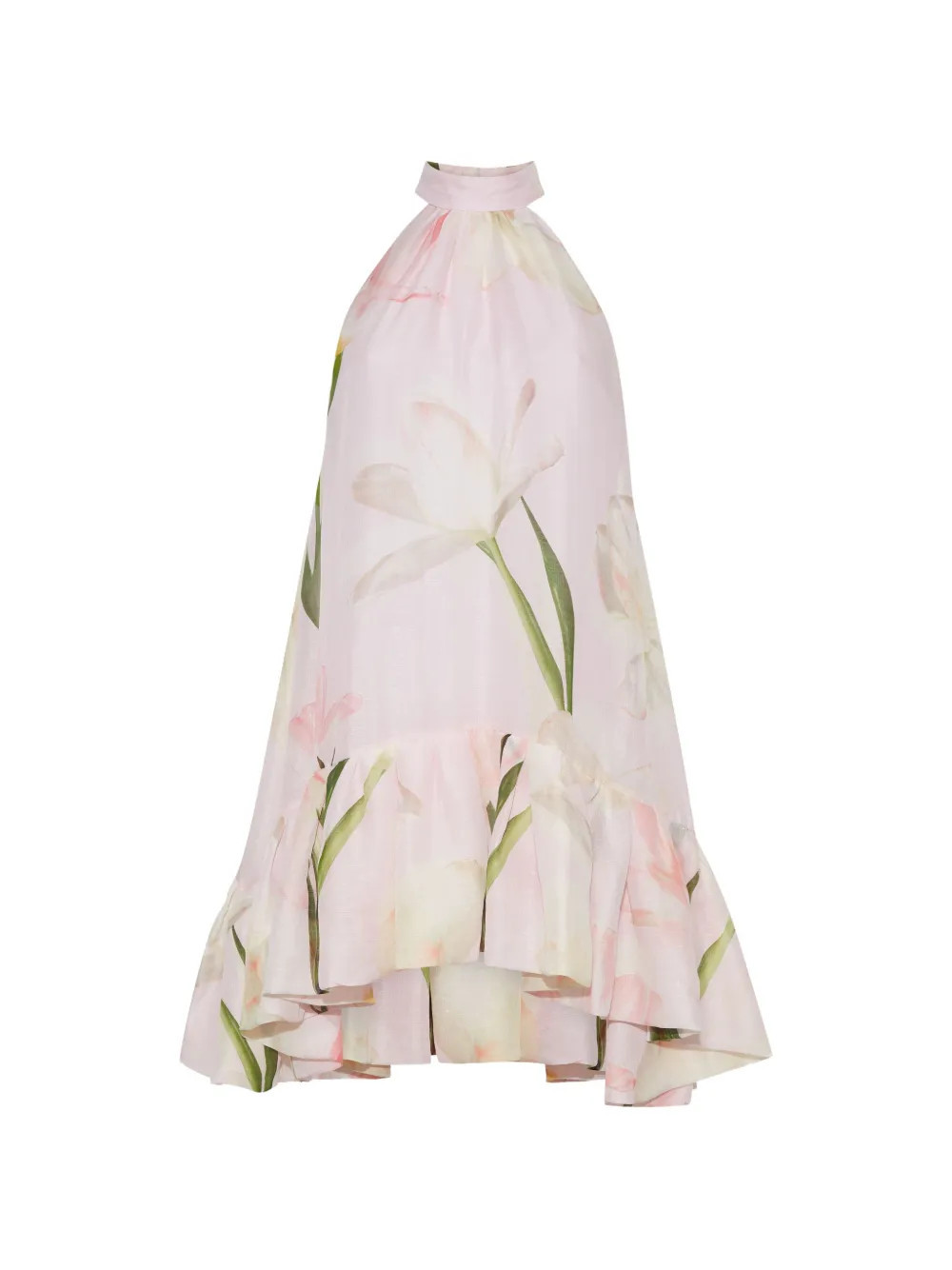 Cara Cara Arca floral-print ruffled dress - Pink | Farfetch Global