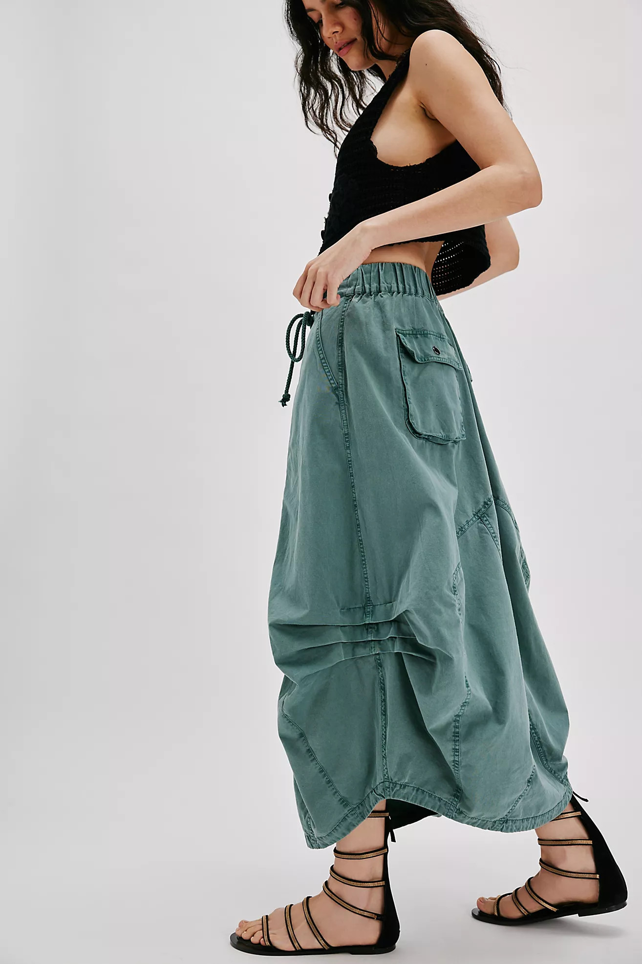 Willow Poplin Maxi Skirt | Free People (Global - UK&FR Excluded)