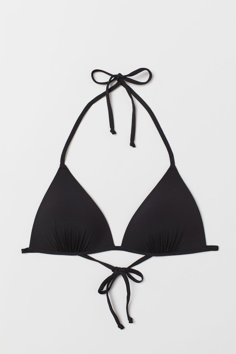H & M - Push-up Triangle Bikini Top - Black | H&M (US + CA)