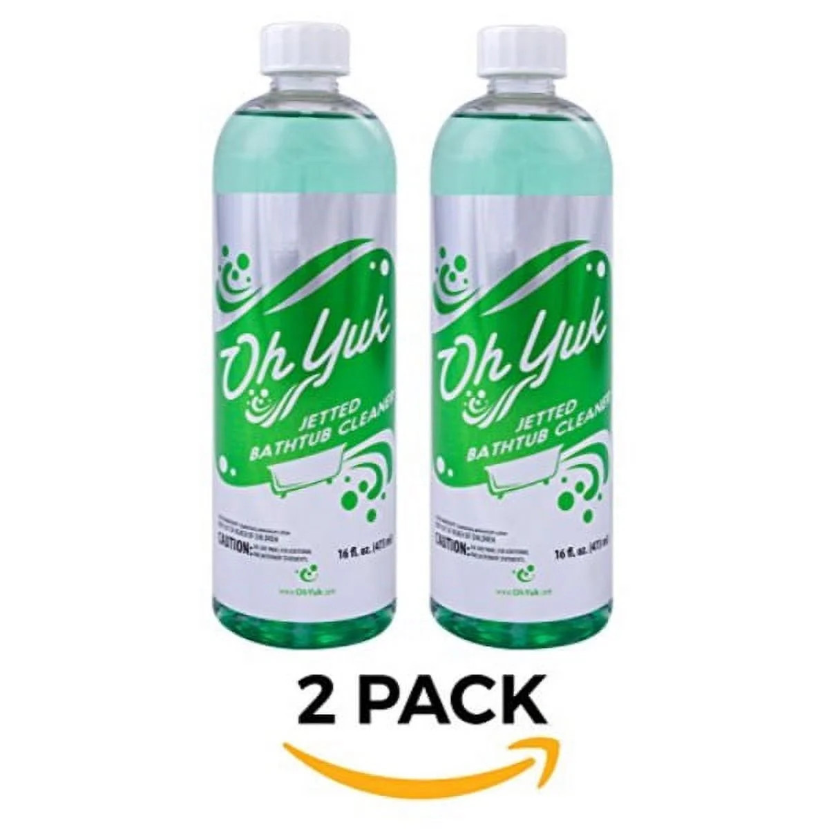 Oh Yuk Jetted Tub Cleaner - Two 16 Ounce Bottles | Walmart (US)