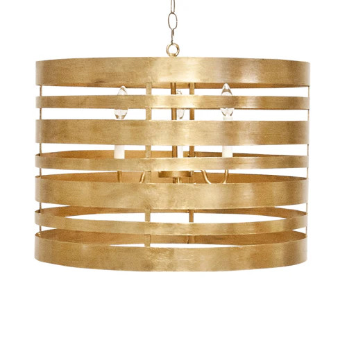Worlds Away Gold Turner Chandelier | Mintwood Home