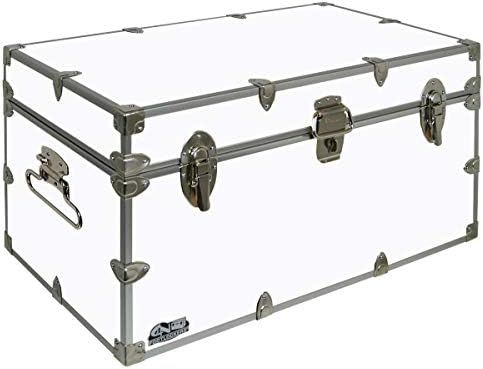 C&N Footlockers UnderGrad Storage Trunk - College Dorm Chest - Durable with Lid Stay - 32 x 18 x 16. | Amazon (US)