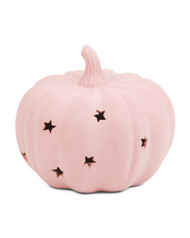 Outdoor Safe Ceramic Cut Out Pumpkin | TJ Maxx