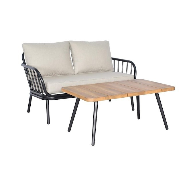 Style Selections  Westchester 2-Piece Patio Conversation Set with Cushions | Lowe's