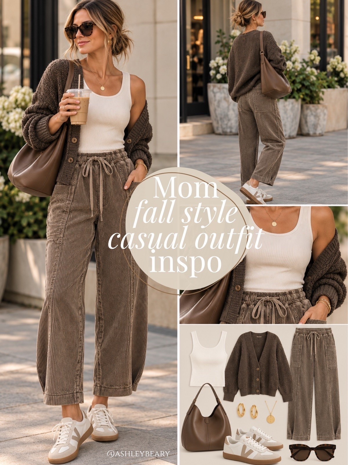 Chic casual mom every day Fall style outfit inspo!

Fall trends 
Comfy casual outfit 
Corduroy barrel slip on pants 
Neutral sneaker outfit 
Car pool line outfit

#LTKSeasonal #LTKmomlife #LTKootd