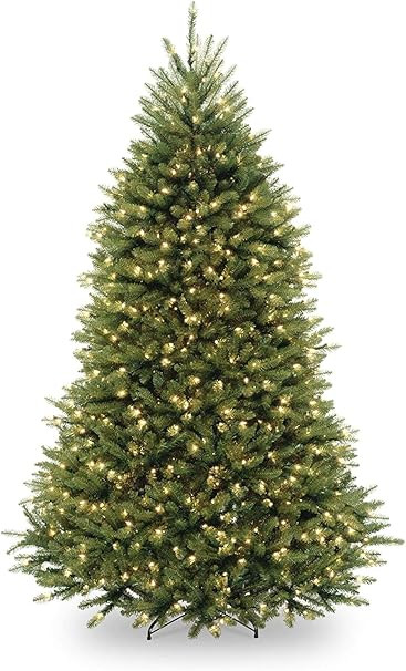National Tree Company lit Artificial Christmas Tree Includes Pre-strung White Lights and Stand, D... | Amazon (US)