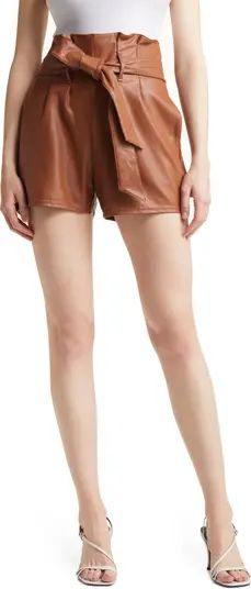 Commando High Waist Faux Leather Paperbag Shorts | Nordstrom | Nordstrom