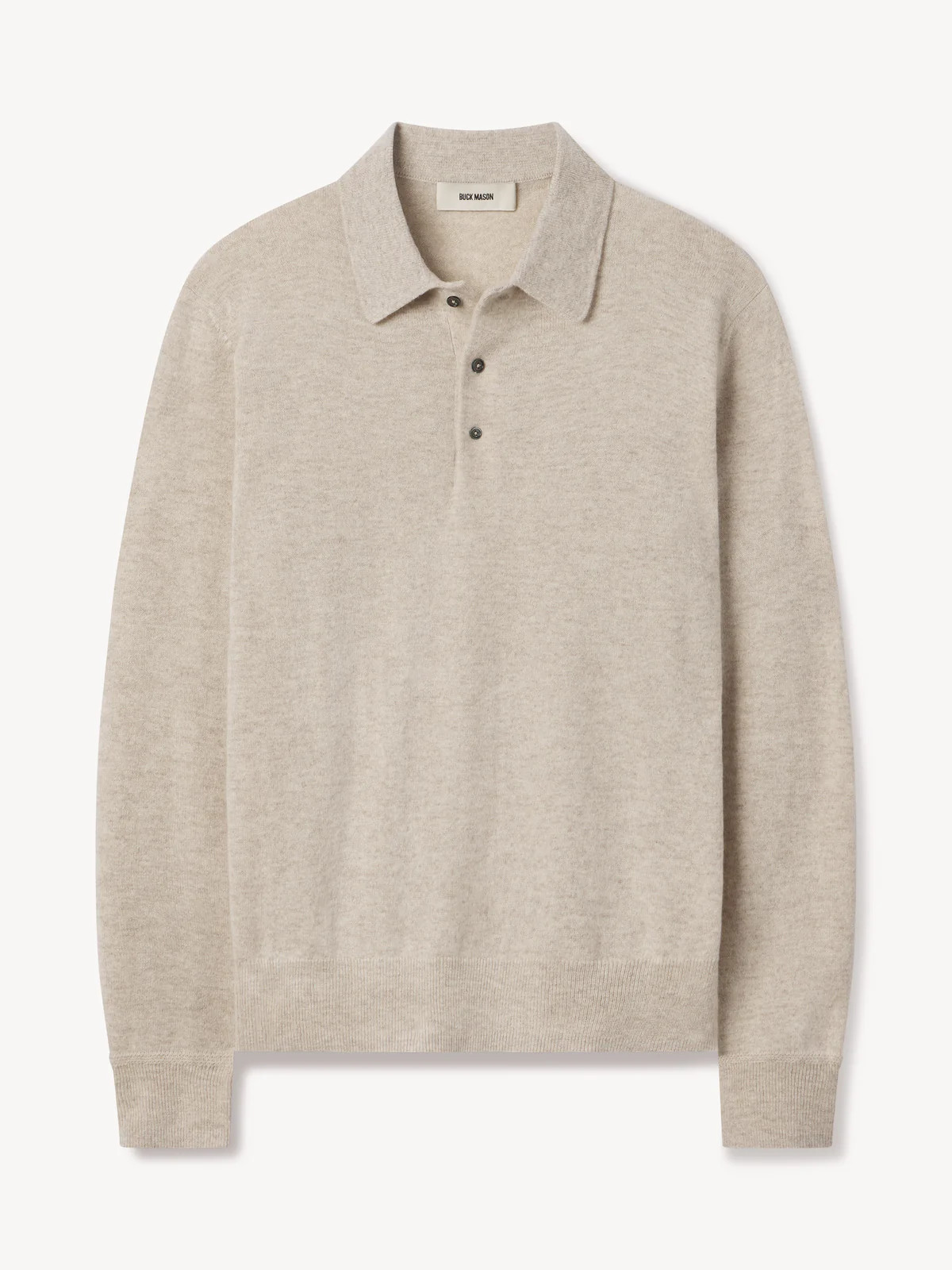 Light Oat California Cashmere Polo - Buck Mason- Modern American Classics | Buck Mason