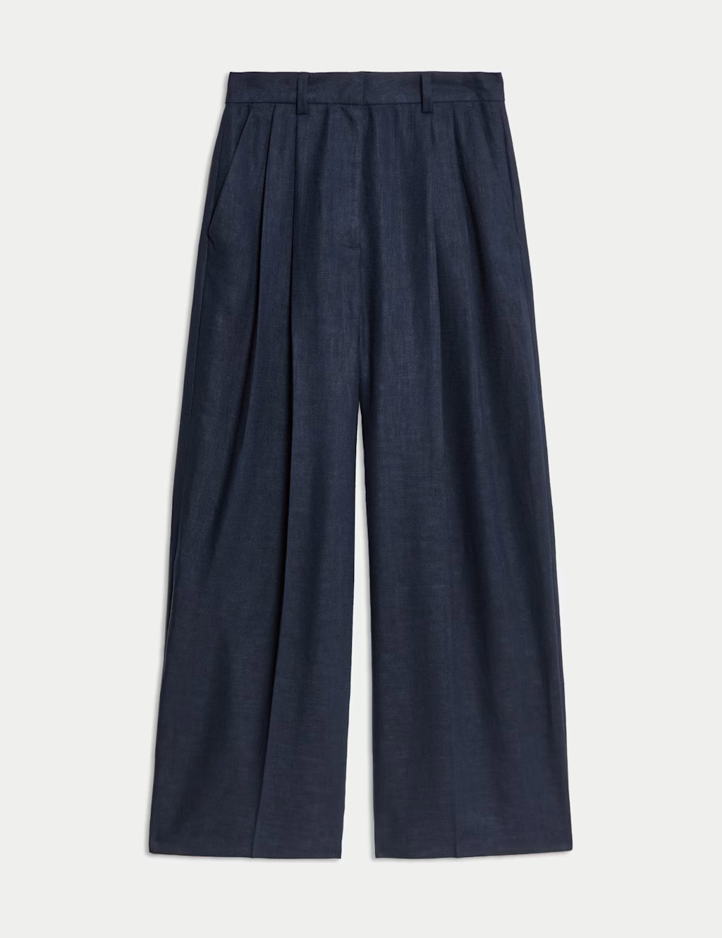 M&S CollectionNewLinen Rich Twill Wide Leg Trousers£39.50Write a review | Marks & Spencer (UK)